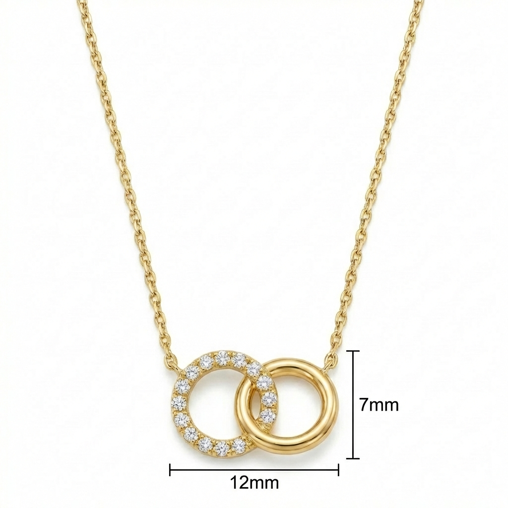 Колие жълто злато Victoria